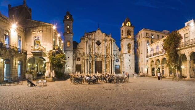 The Cathedral of Havana dominates the plaza that bears its name. 